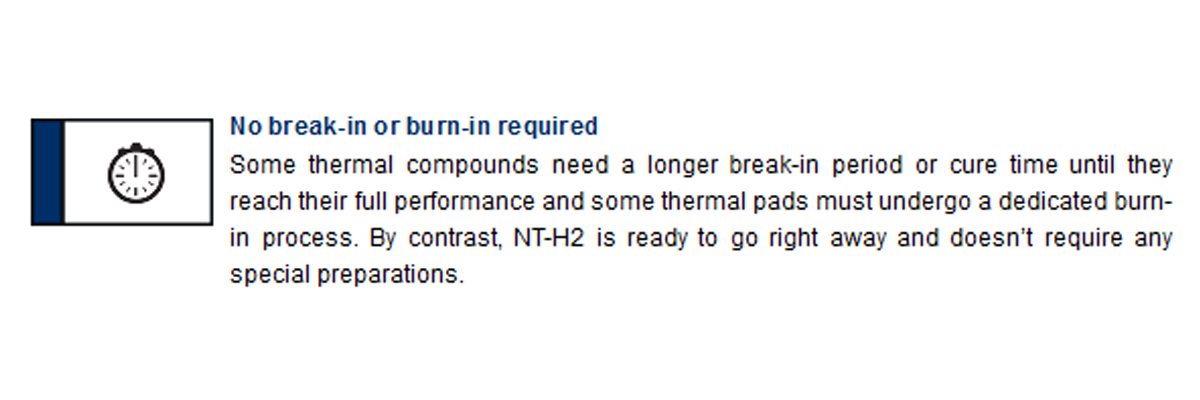 Keo tản nhiệt NOCTUA NT-H2 3.5g không cần phải chạy thử trước